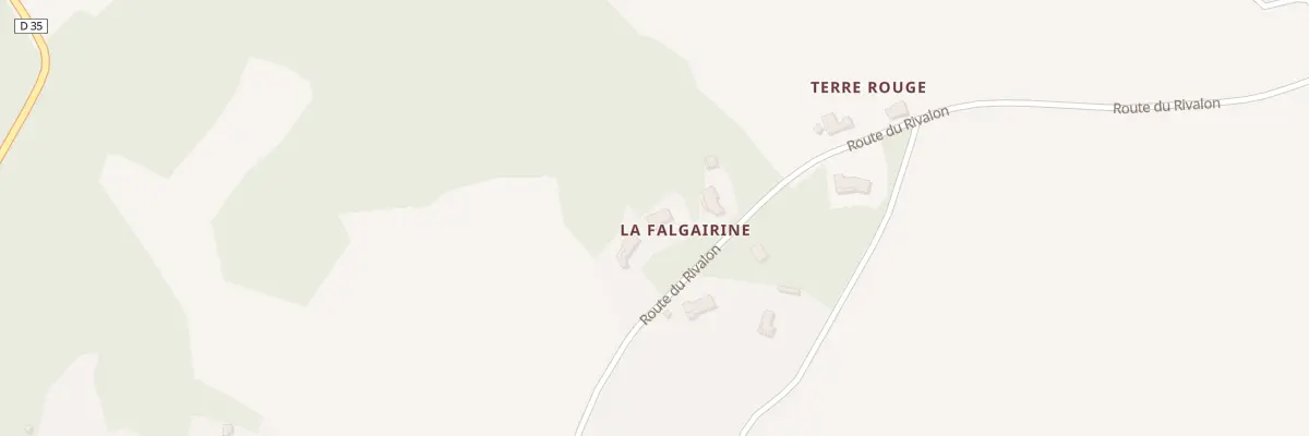 Plan du 5115 La Falgairine à Lugan