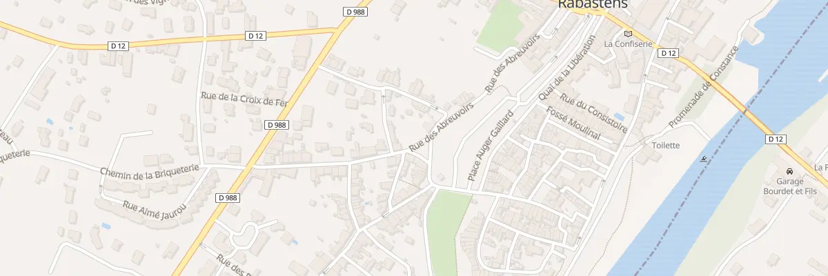 Plan du 2 Rue de la Croix St Jacques à Rabastens