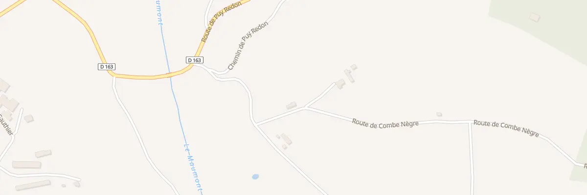 Plan du 241 Rte de Combe Nègre à Branceilles