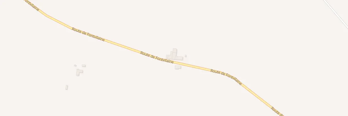 Plan du 3 Fontvilaine à Gaudiès