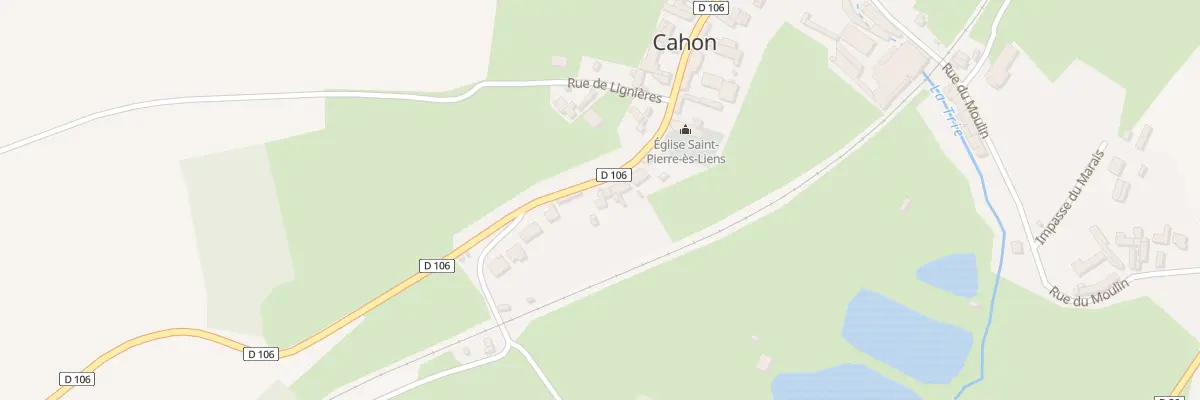 Plan du 48 Rue de la Vallée à Cahon
