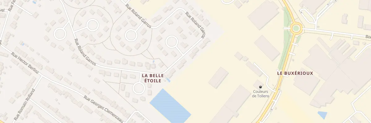 Plan du 49 Rue Roland Garros à Châteauroux