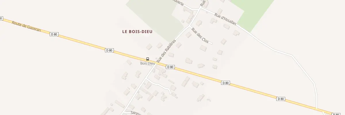 Plan du 2 Rue des Rabières à Hermeray