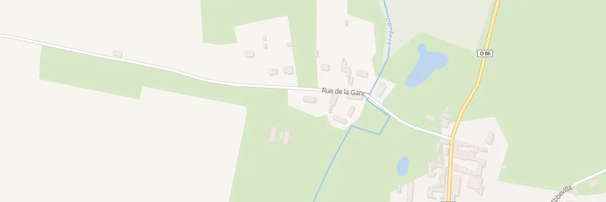 Plan du 11 Rue de la Gare à Miannay