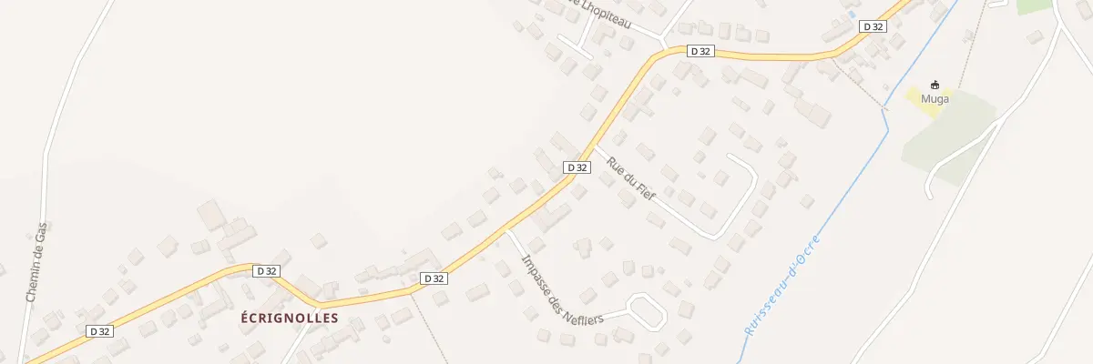 Plan du 6 Rue de Chartres à Écrosnes