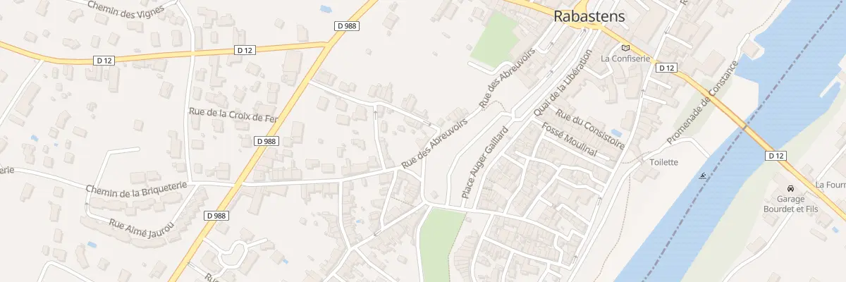 Plan du 1 Rue du Fort à Rabastens