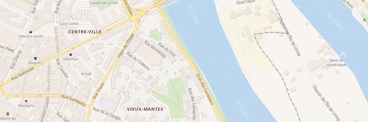 Plan du 2 Rue du Fort à Mantes-la-Jolie