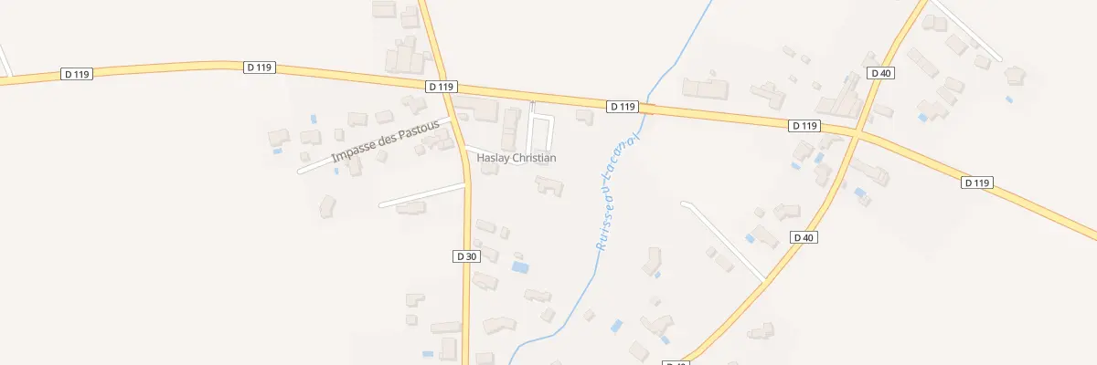 Plan du 3B Av de la Tiège aux Pujols