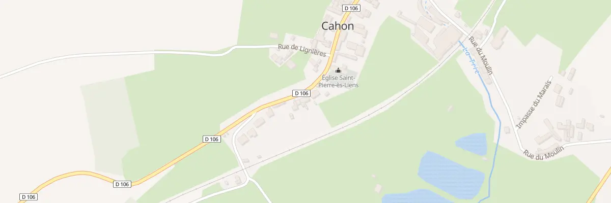 Plan du 46 Rue de la Vallée à Cahon