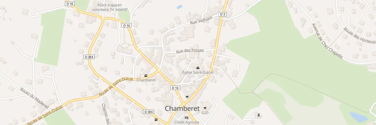 Plan du 7 Pl Saint Symphorien à Chamberet