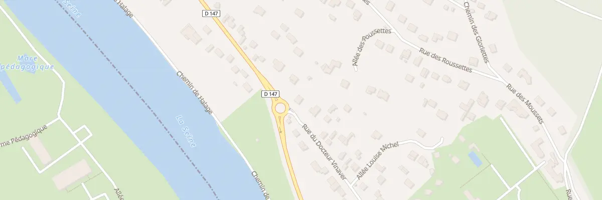 Plan du 54 Rue du Docteur Vinaver à Limay