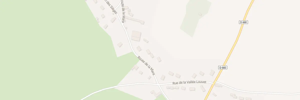 Plan du 5001 Rue de la Mare à Hébécourt
