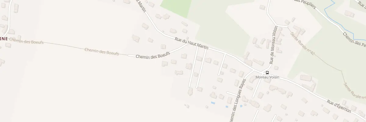 Plan du 2 Che des Boeufs à Émancé