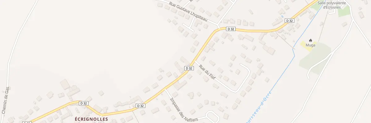 Plan du 4 Rue de Chartres à Écrosnes