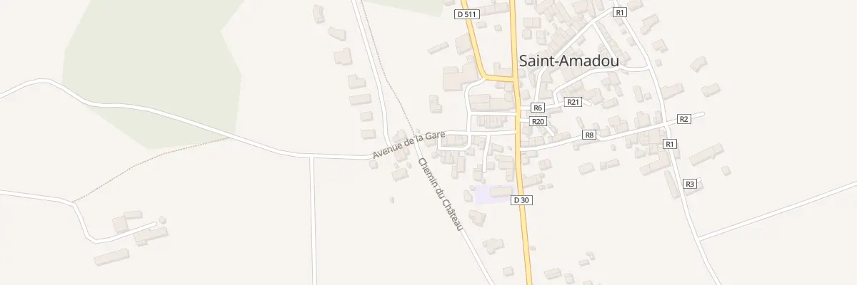 Plan du 1 Che du Chateau à Saint-Amadou