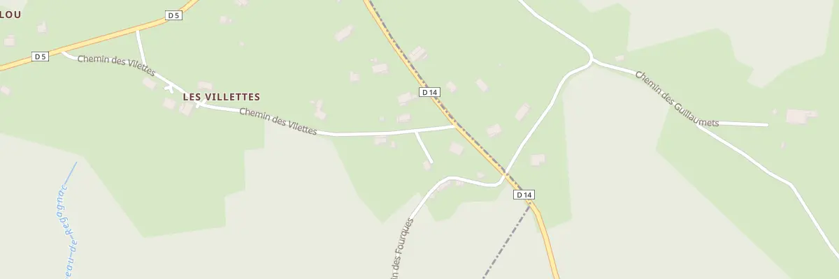 Plan du 5609 Les Fourques à Salvagnac