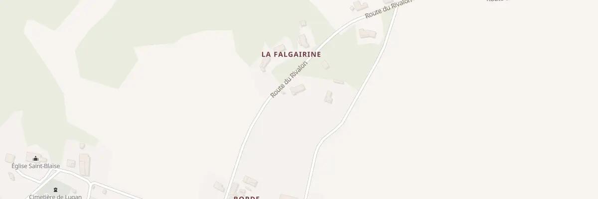 Plan du 5131 Borde Blanque à Lugan