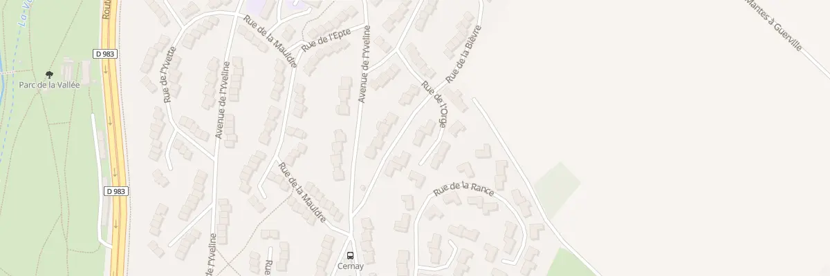Plan du 4 Rue de l’Orge à Mantes-la-Ville