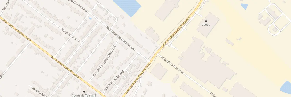 Plan du 73 Rue Georges Clemenceau à Châteauroux