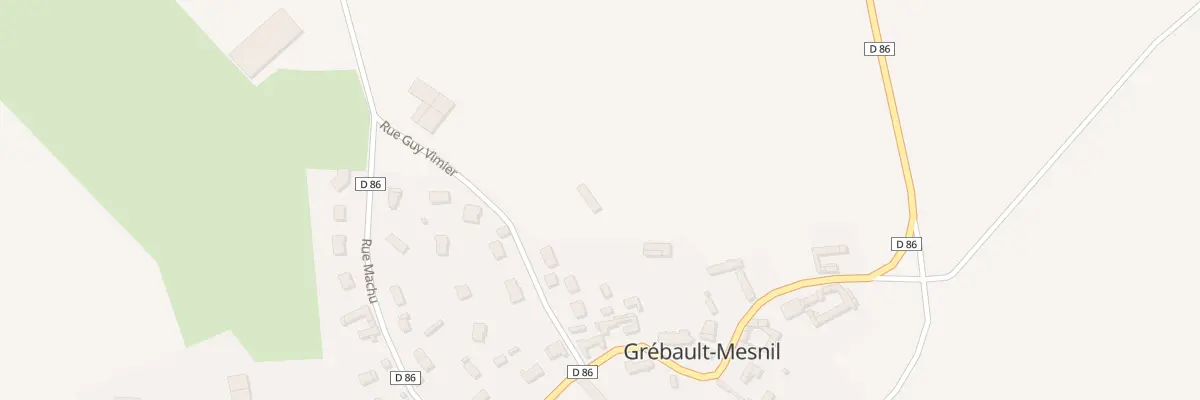 Plan du 1 Rue Guy Vimier à Grébault-Mesnil