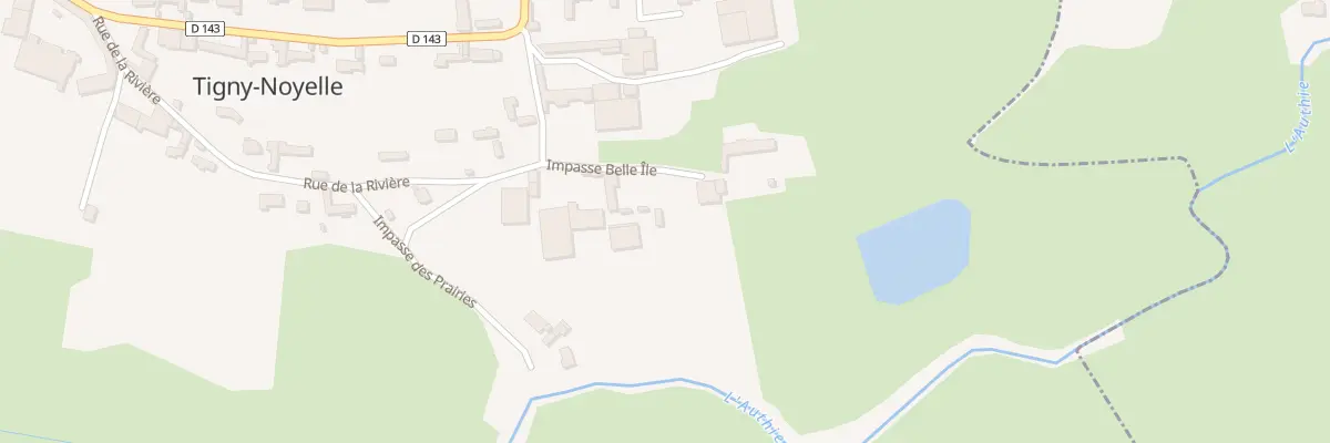 Plan du 2 Imp Belle Ile à Tigny-Noyelle
