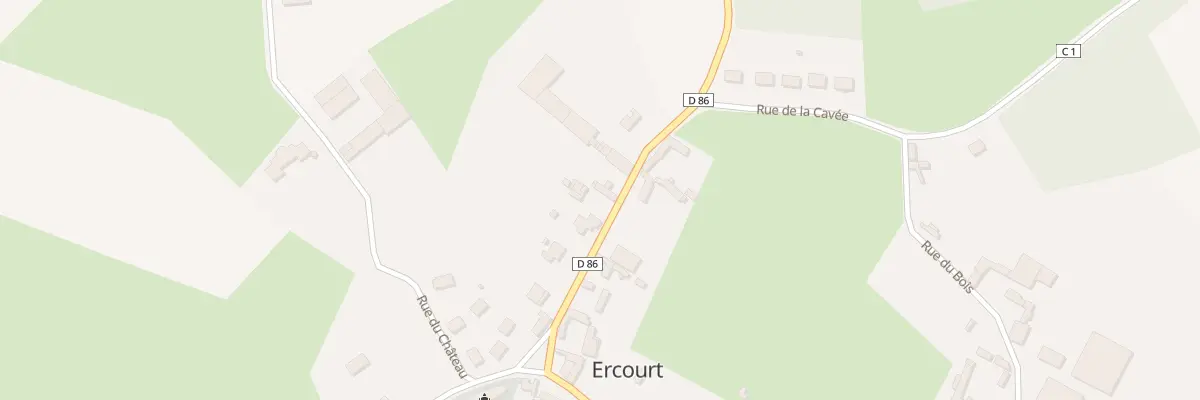 Plan du 7 Rue du Calvaire à Ercourt