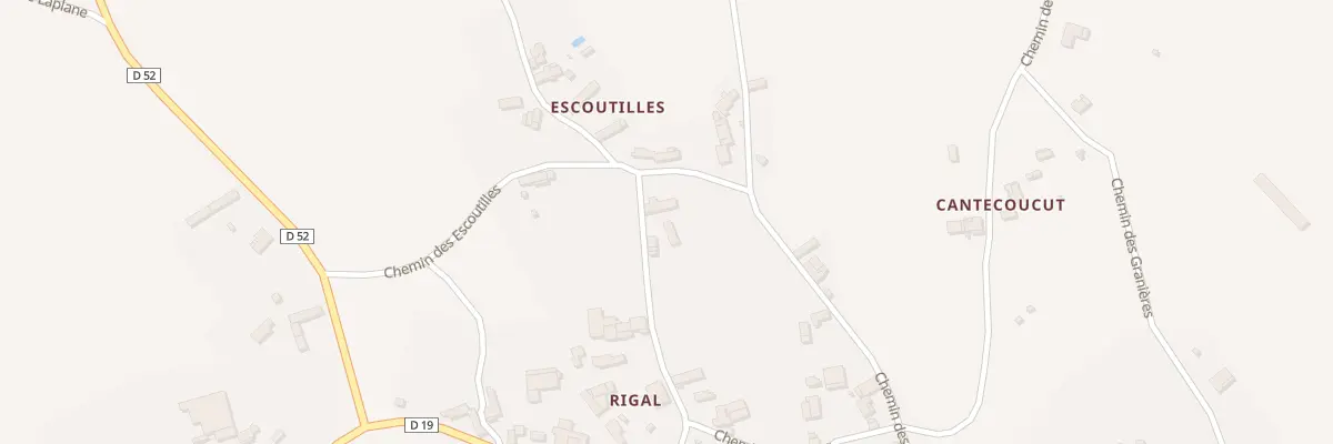 Plan du 5150 Escoutilles à Varaire