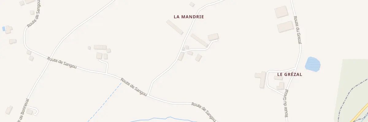 Plan du 391 Rte de la Mandrie à La Chapelle-aux-Saints