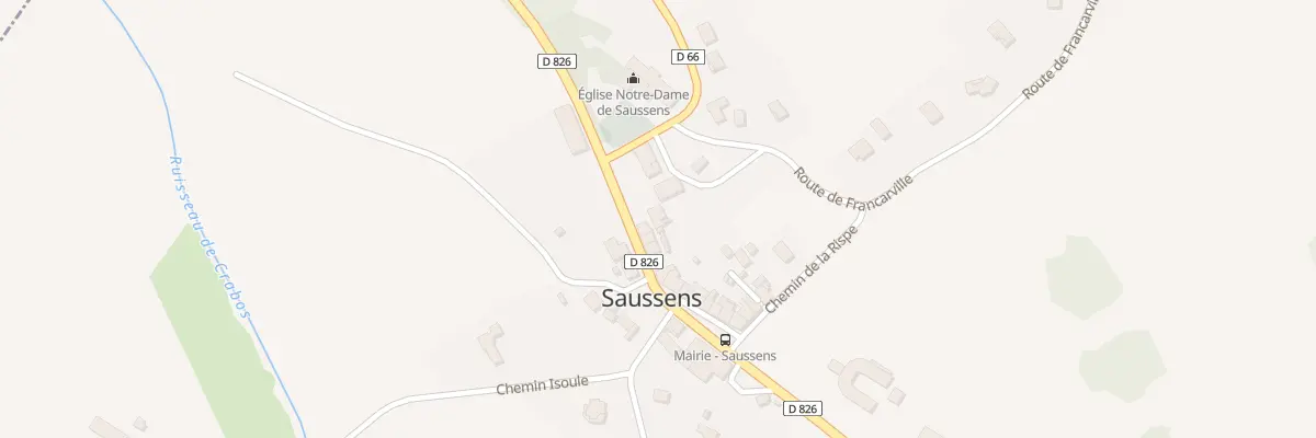 Plan du 17 Le Village à Saussens