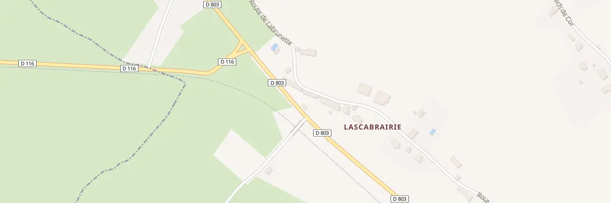 Plan du 5410 Lascabrairie à Bétaille