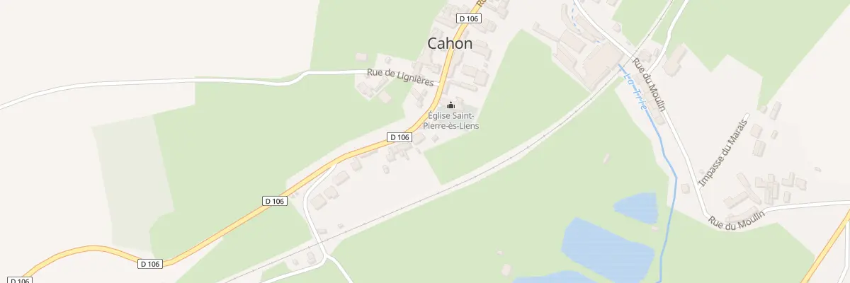 Plan du 44 Rue de la Vallée à Cahon