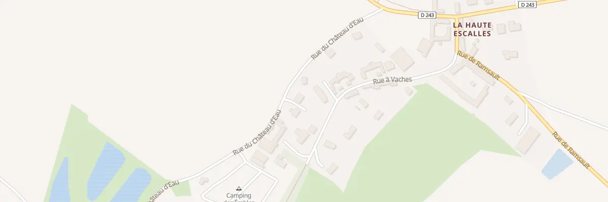 Plan du 9 Rue du Château d’Eau à Escalles