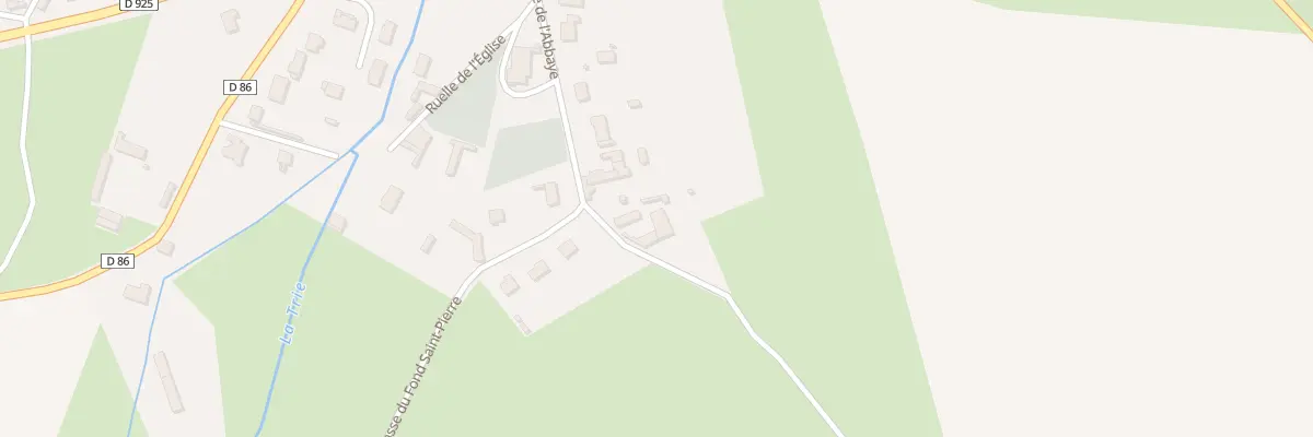 Plan du 45 Rue de l’Abbaye à Miannay