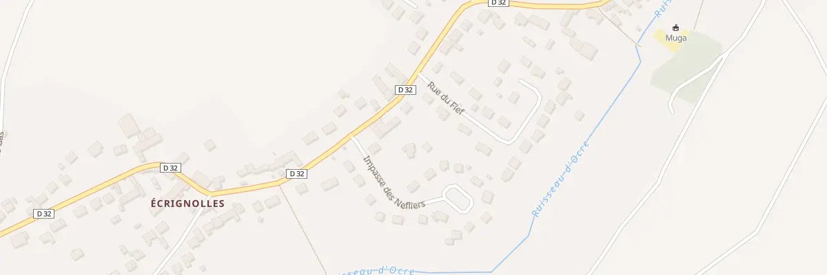 Plan du 5T Rue de Chartres à Écrosnes