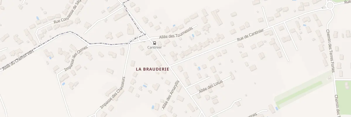 Plan du 5824 Rte de la Brauderie au Poinçonnet