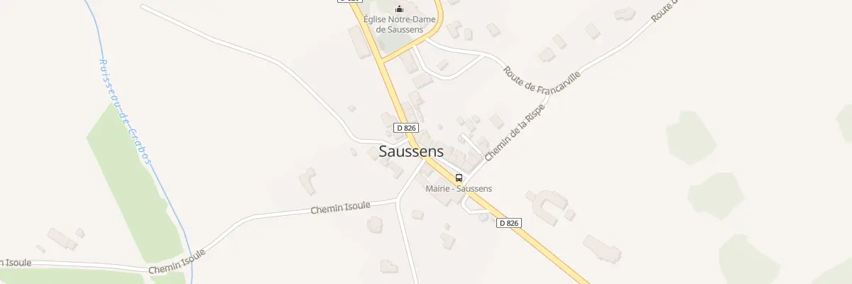 Plan du 21 Le Village à Saussens