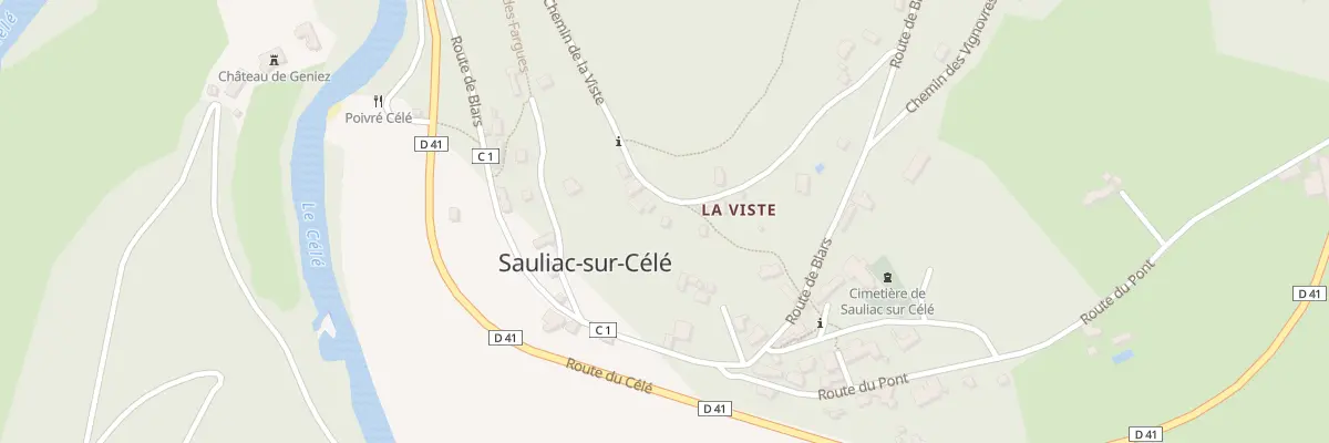 Plan du 6481F La Viste à Sauliac-sur-Célé