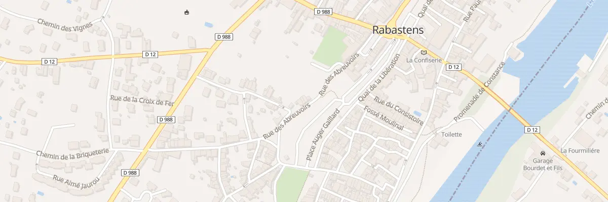 Plan du 8 Rue des Abreuvoirs à Rabastens