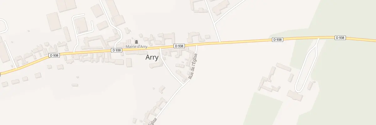 Plan du 1T Rue de l’église à Arry
