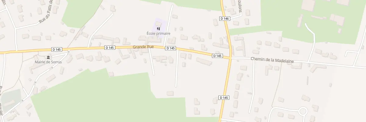 Plan du 100 Gr Grande Rue à Sorrus