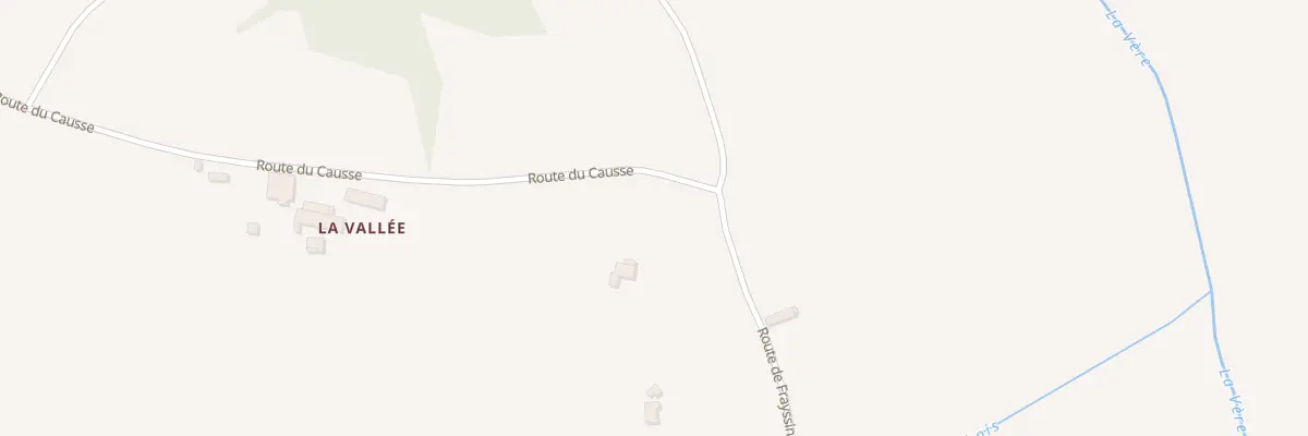 Plan du 5389 La Vallee à Puycelsi
