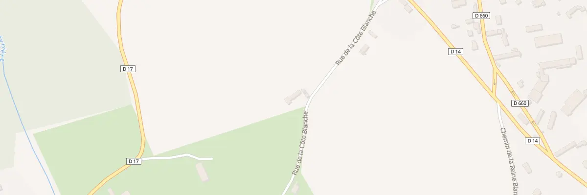 Plan du 5001I Rue de la Côte Blanche à Hébécourt