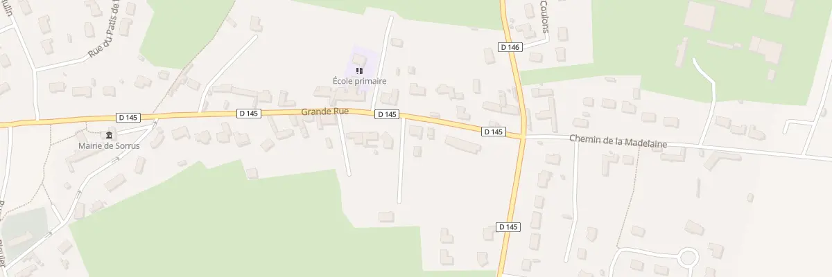 Plan du 100 Grande Rue à Sorrus