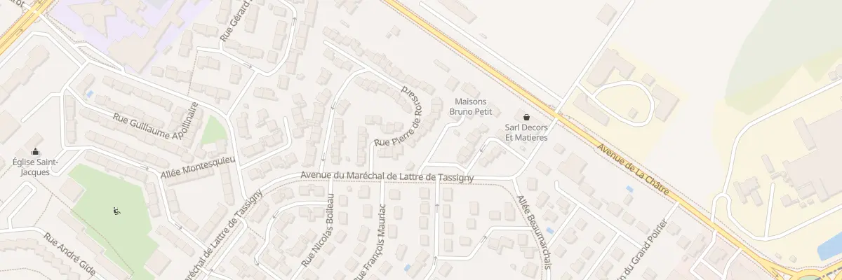 Plan du 10 Rue Pierre de Ronsard à Châteauroux