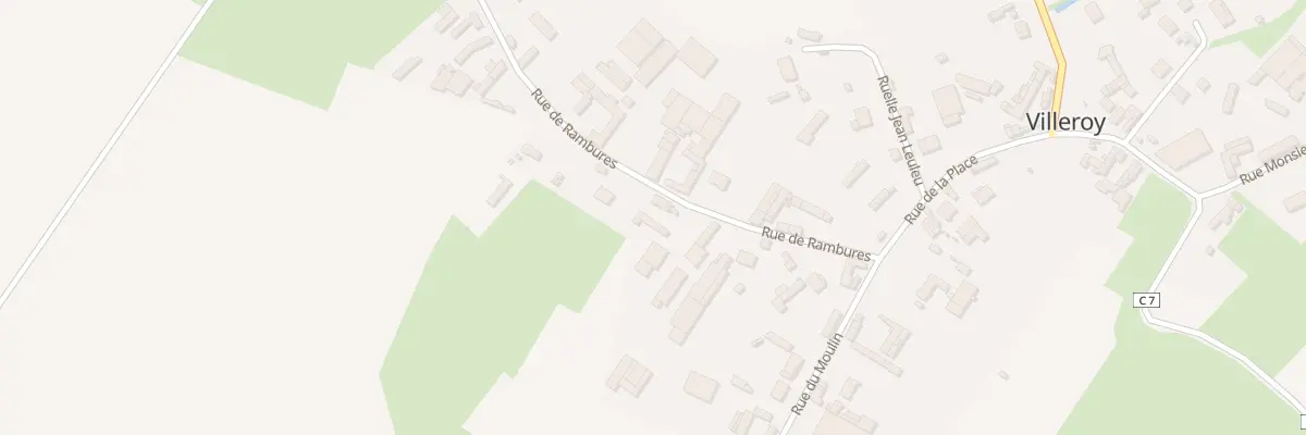 Plan du 18 Rue de Rambures à Villeroy