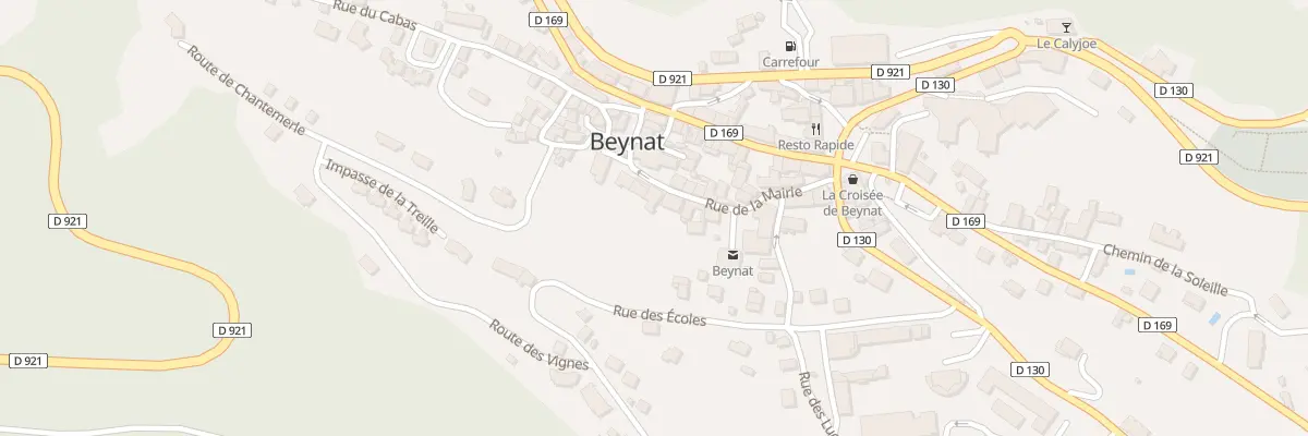 Plan du 5005 Pl de la Liberté à Beynat