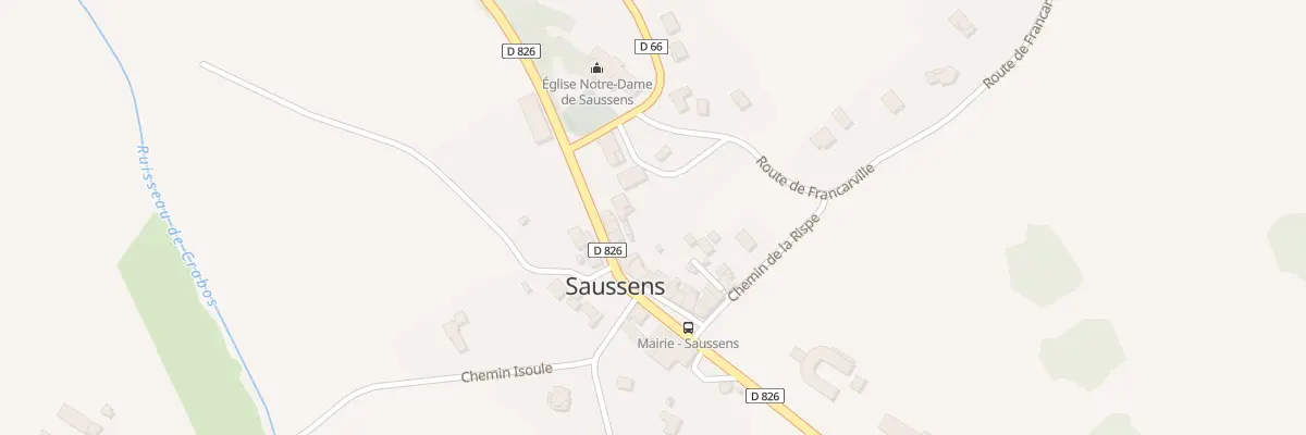 Plan du 19 Le Village à Saussens
