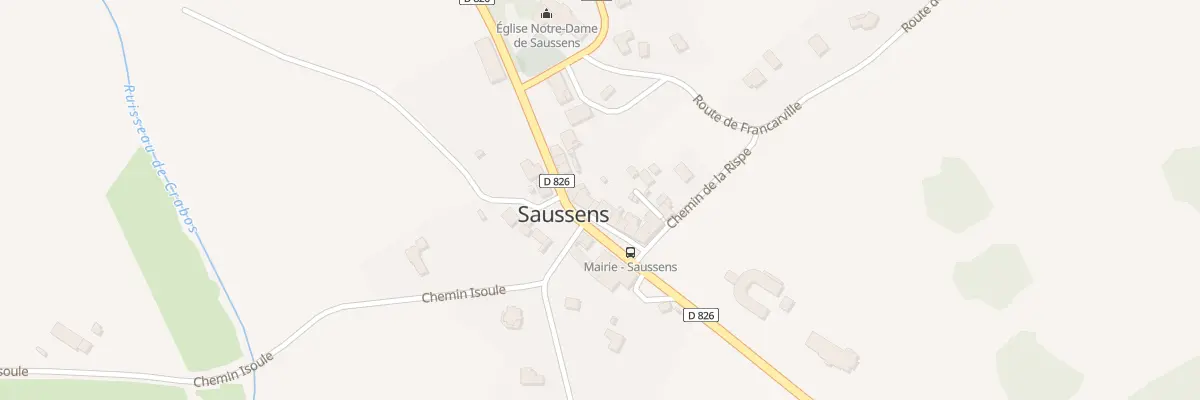 Plan du 22 Le Village à Saussens