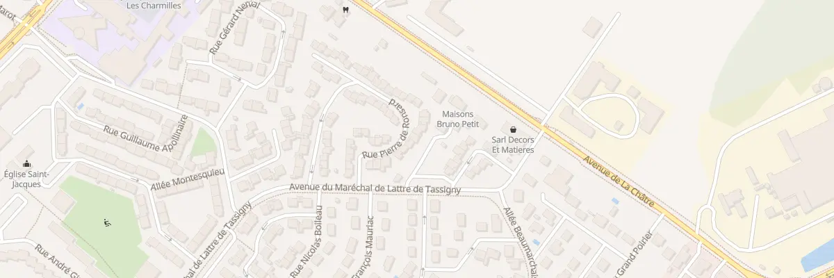 Plan du 14 Rue Pierre de Ronsard à Châteauroux