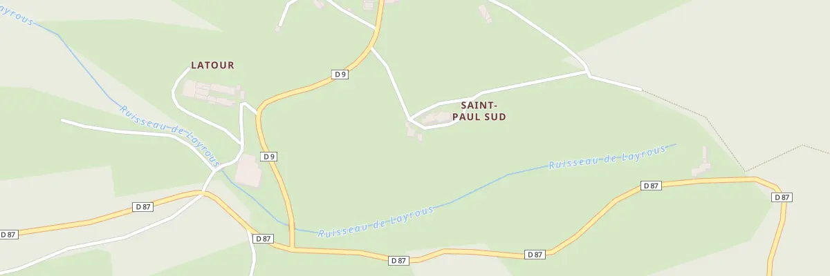 Plan du 2 Che de l’Eglise Saint Paul à Penne
